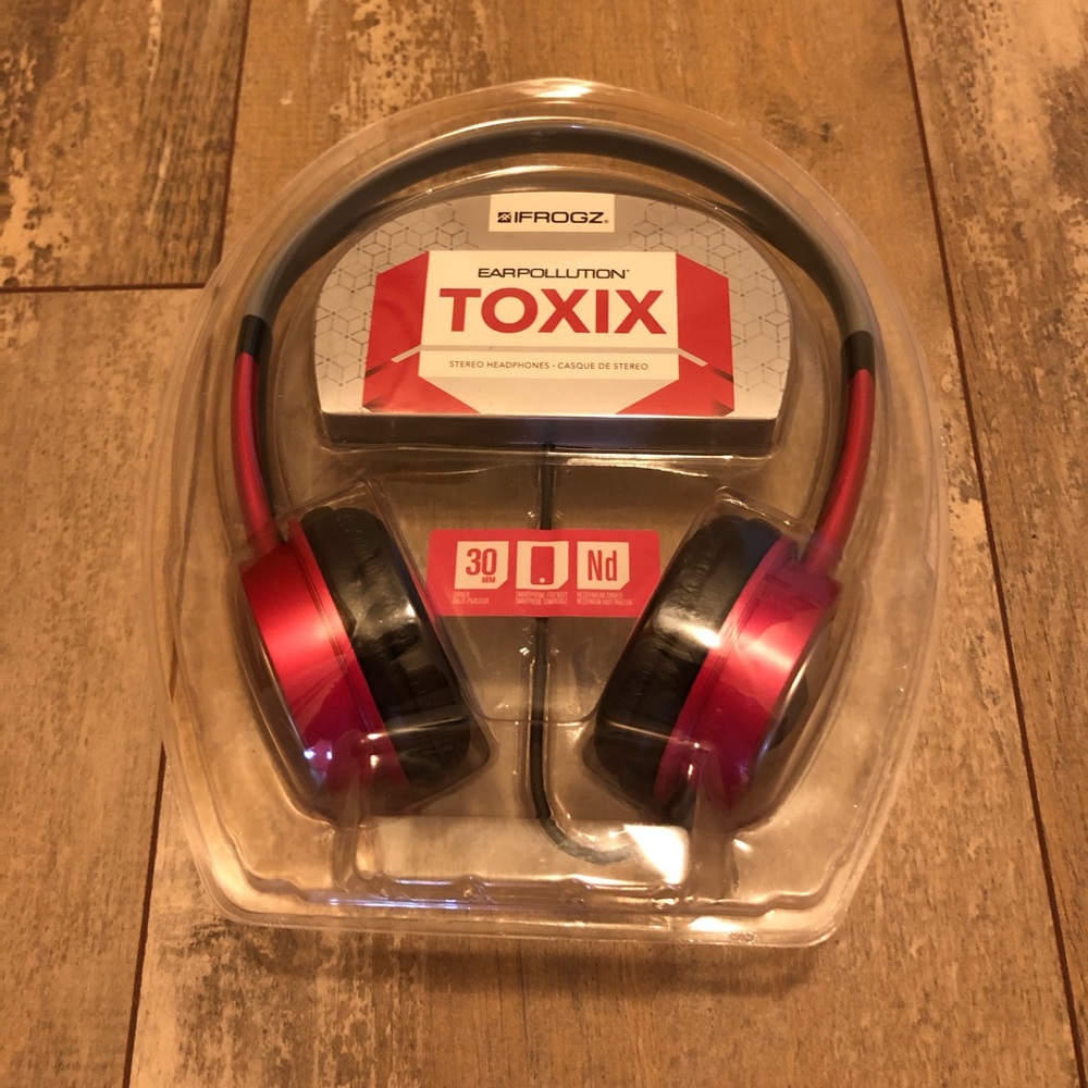 Earpollution Toxix Stereo Headphones (Pink)